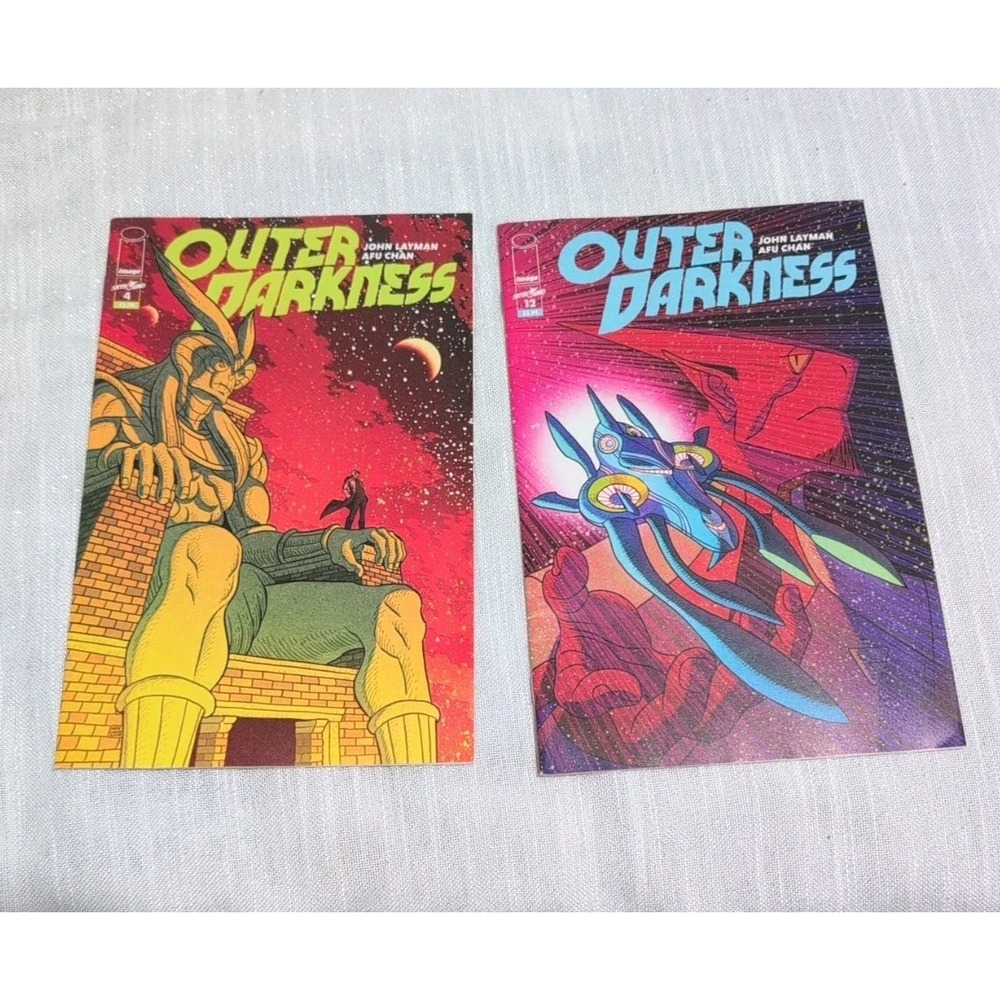 Outer Darkess #4 & #12 IMAGE Comics 2019